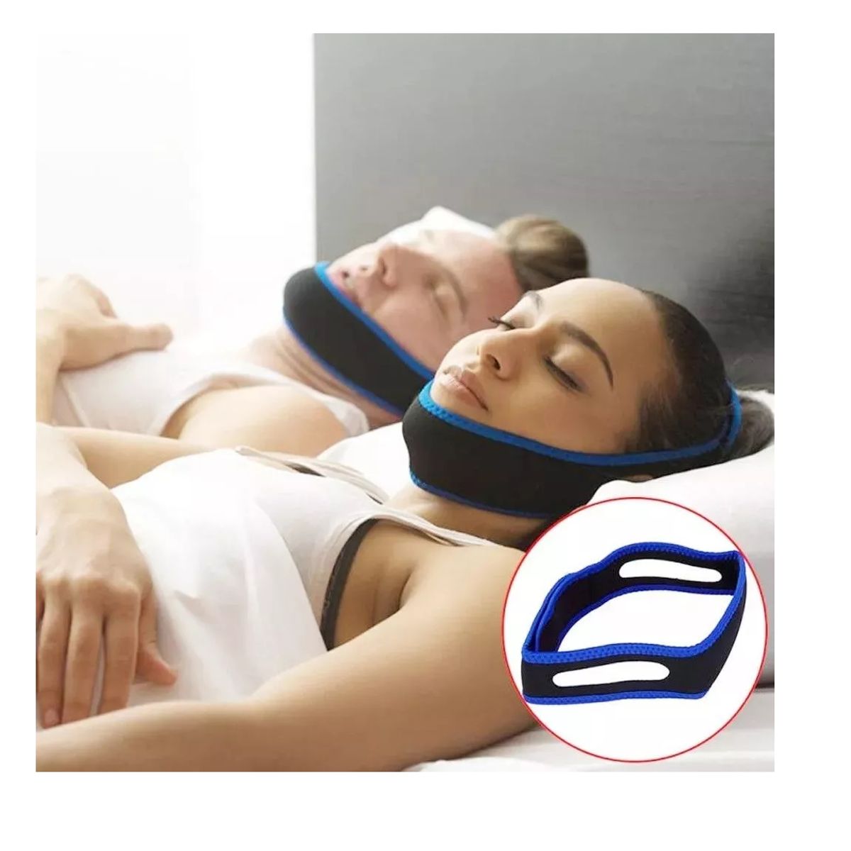 GENERICO - Banda Cinturón Anti Ronquido Unisex Antibruxismo