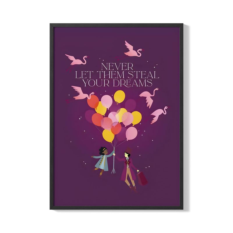 CREANGO - CUADRO POSTER WILLY WONKA 33X43 DISEÑO 2