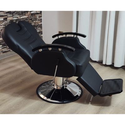 Imagen 2 del producto Silla de Peluqueria Barberia Aviador Reclinable Giratoria Ecocuero