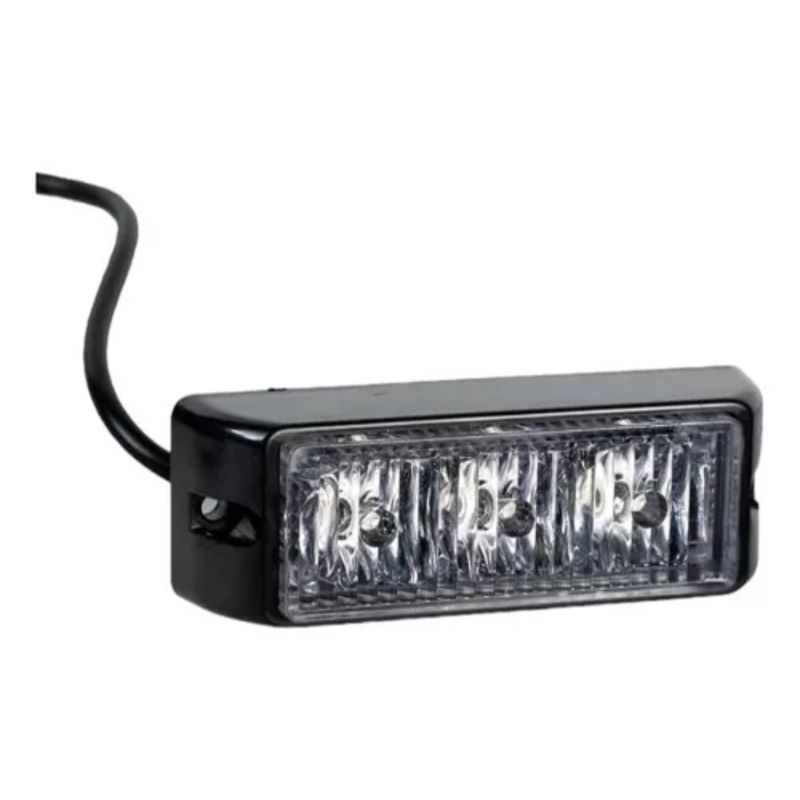 GENERICO - Luz De Freno 3 Led Estroboscopica Para Moto (parpadeante)