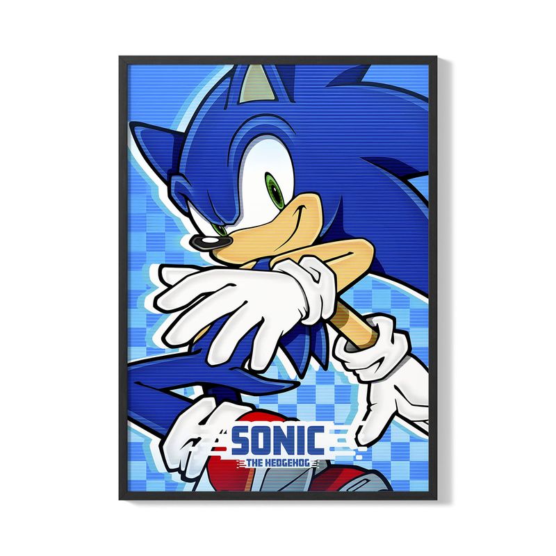 CREANGO - CUADRO POSTER SONIC 33X43 DISEÑO 2