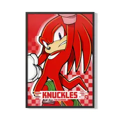 CREANGO - CUADRO POSTER SONIC KNUCKLES 33X43