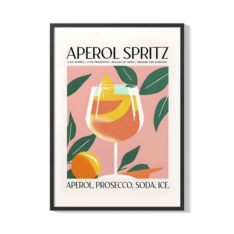 CREANGO - CUADRO POSTER APEROL COCTEL 33X43
