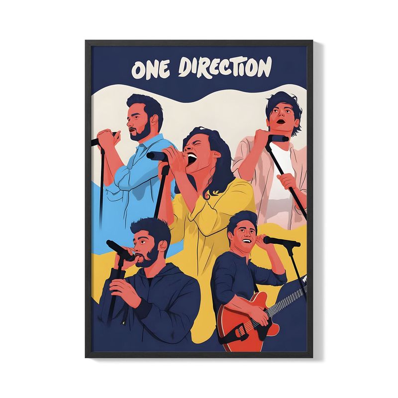 CREANGO - CUADRO POSTER ONE DIRECTION 33X43