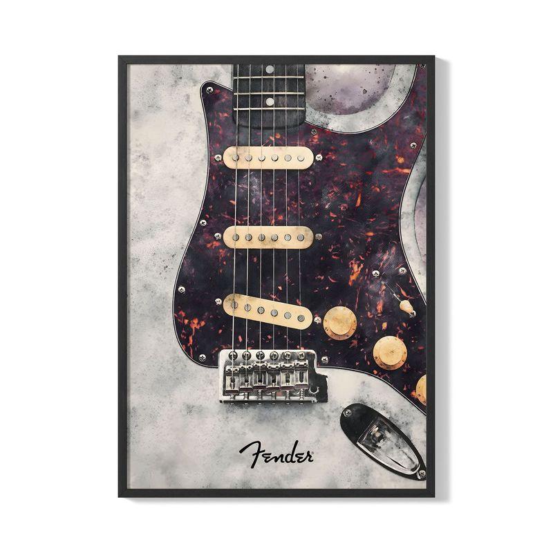 CREANGO - CUADRO POSTER GUITARRA FENDER 33X43