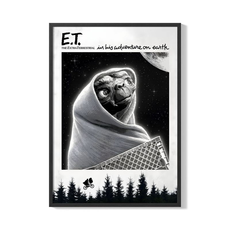 CREANGO - CUADRO POSTER ET EL EXTRATERRESTRE 33X43 DISEÑO 1