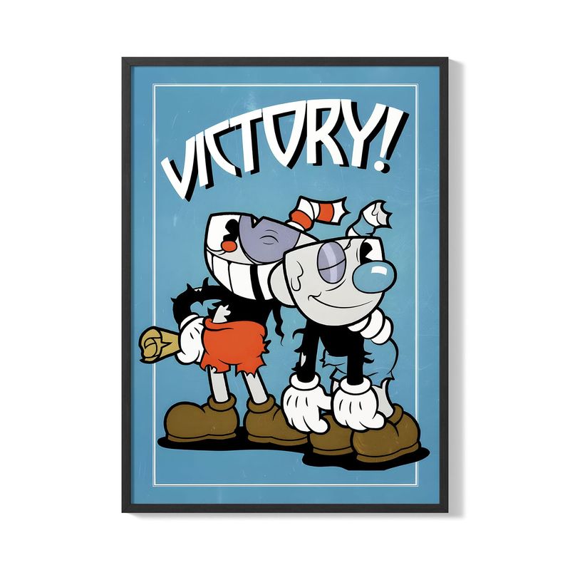CREANGO - CUADRO POSTER CUPHEAD 33X43 DISEÑO 1