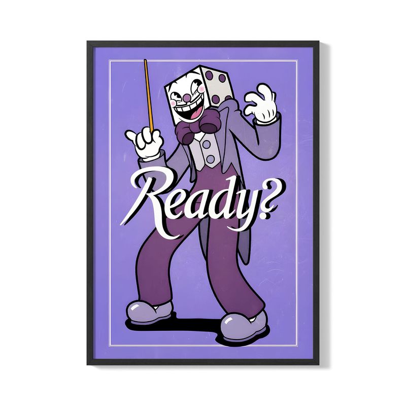CREANGO - CUADRO POSTER CUPHEAD 33X43 DISEÑO 3
