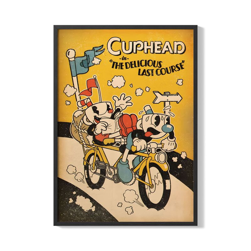 CREANGO - CUADRO POSTER CUPHEAD 33X43 DISEÑO 6