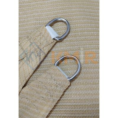 Imagen 2 del producto Toldo Vela Sombreadora 2x4 Beige 95% de Sombra