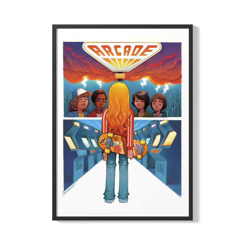CREANGO - CUADRO POSTER STRANGER THING 33X43 DISEÑO 7