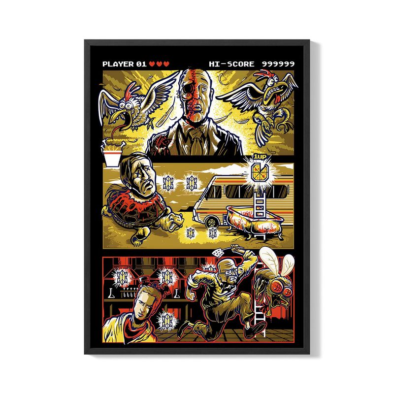 CREANGO - CUADRO POSTER BREAKING BAD 33X43 DISEÑO 1