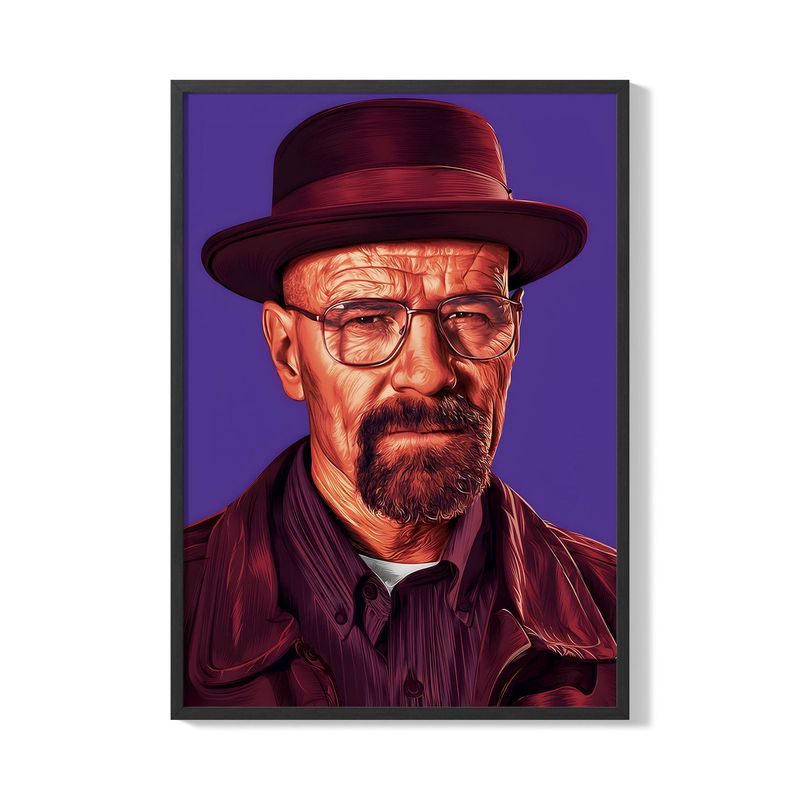 CREANGO - CUADRO POSTER BREAKING BAD 33X43 DISEÑO 3