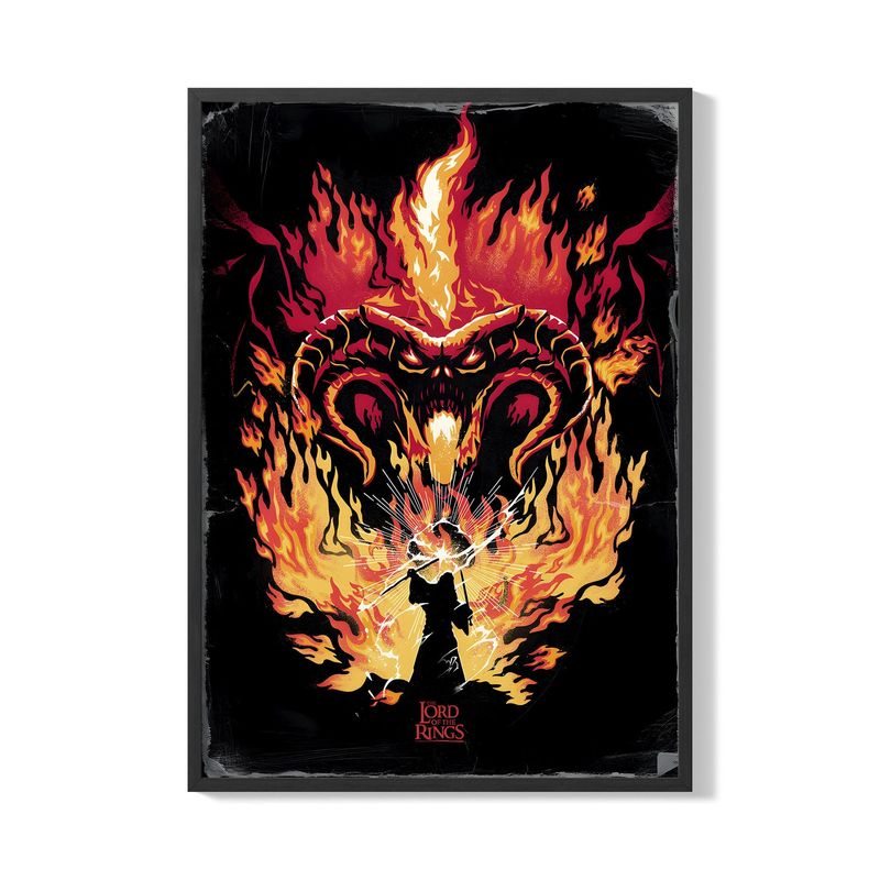CREANGO - CUADRO POSTER EL SEÑOR DE LOS ANILLOS GANDALF 33X43