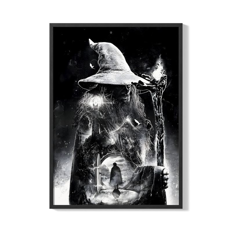 CREANGO - CUADRO POSTER EL SEÑOR DE LOS ANILLOS 33X43 DISEÑO 1