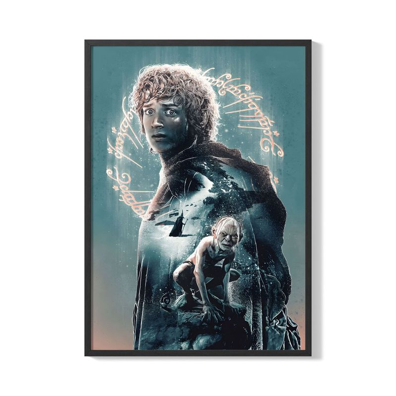 CREANGO - CUADRO POSTER EL SEÑOR DE LOS ANILLOS 33X43 DISEÑO 3