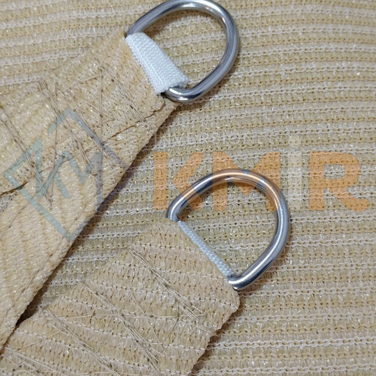 GENERICO - Toldo Vela Sombreadora 3x7 Beige 95% de Sombra