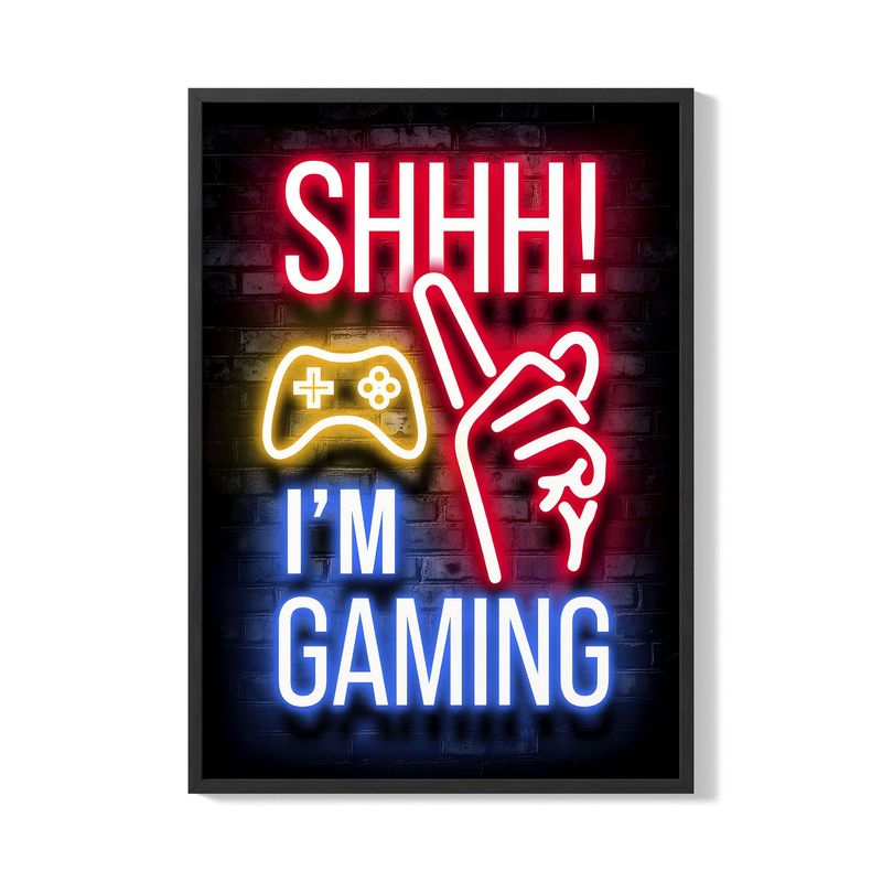 CREANGO - CUADRO POSTER GAMER ESTOY JUGANDO 33X43