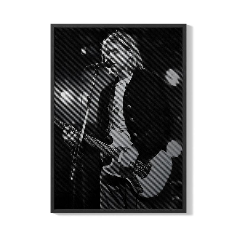 CREANGO - CUADRO POSTER KURT COBAIN 33X43