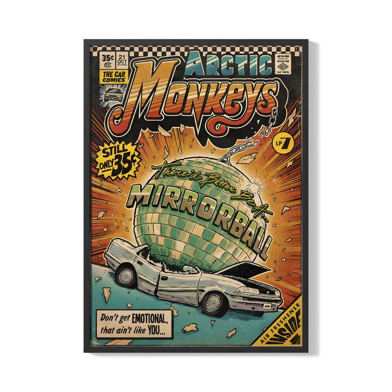 CREANGO - CUADRO POSTER ARCTIC MONKEY 33X43