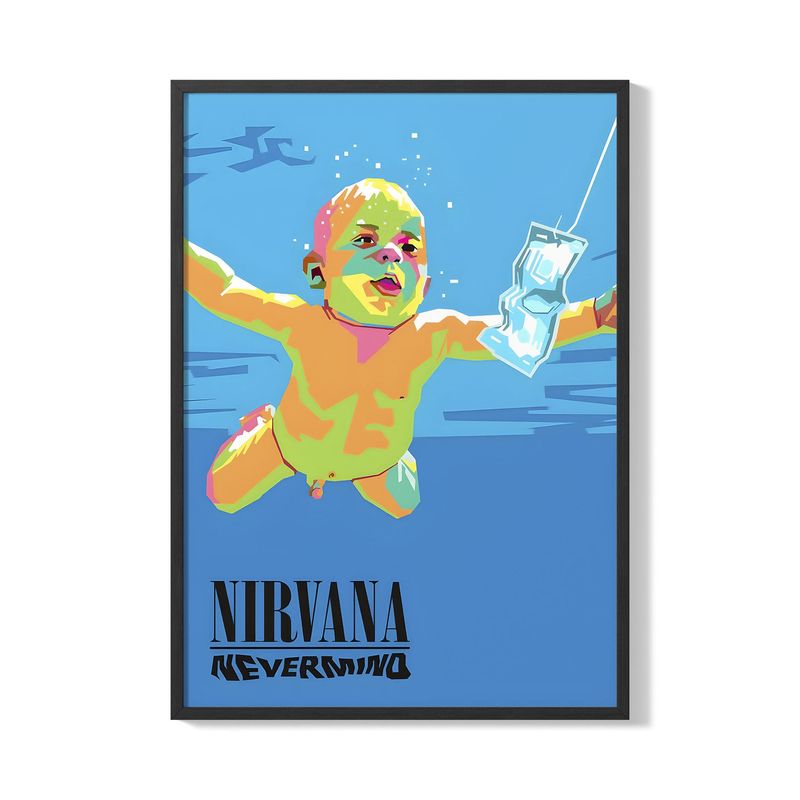 CREANGO - CUADRO POSTER NIRVANA 33X43