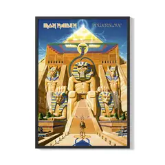 CREANGO - CUADRO POSTER IRON MAIDEN POWERSLAVE 33X43