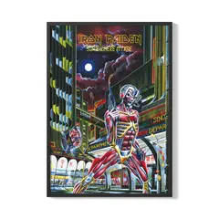 CREANGO - CUADRO POSTER IRON MAIDEN SOMEWHERE IN TIME 33X43