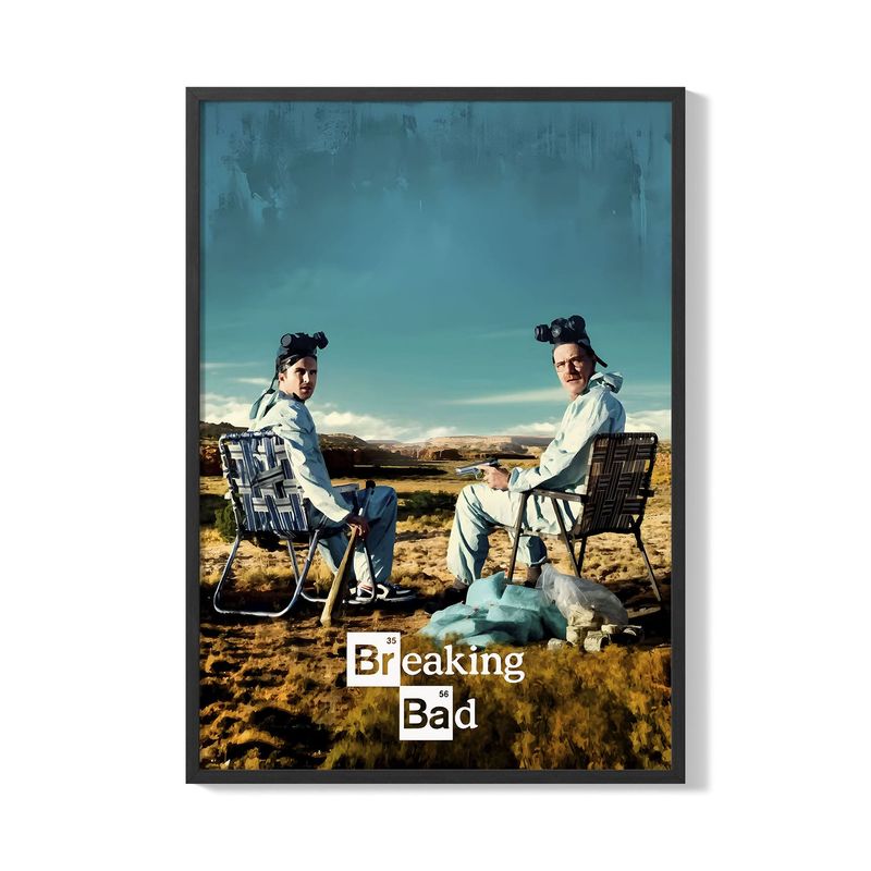 CREANGO - CUADRO POSTER BREAKING BAD 33X43 DISEÑO 4