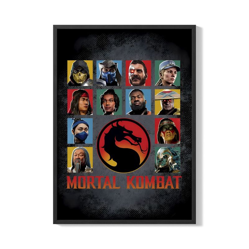 CREANGO - CUADRO POSTER MORTAL KOMBAT 33X43