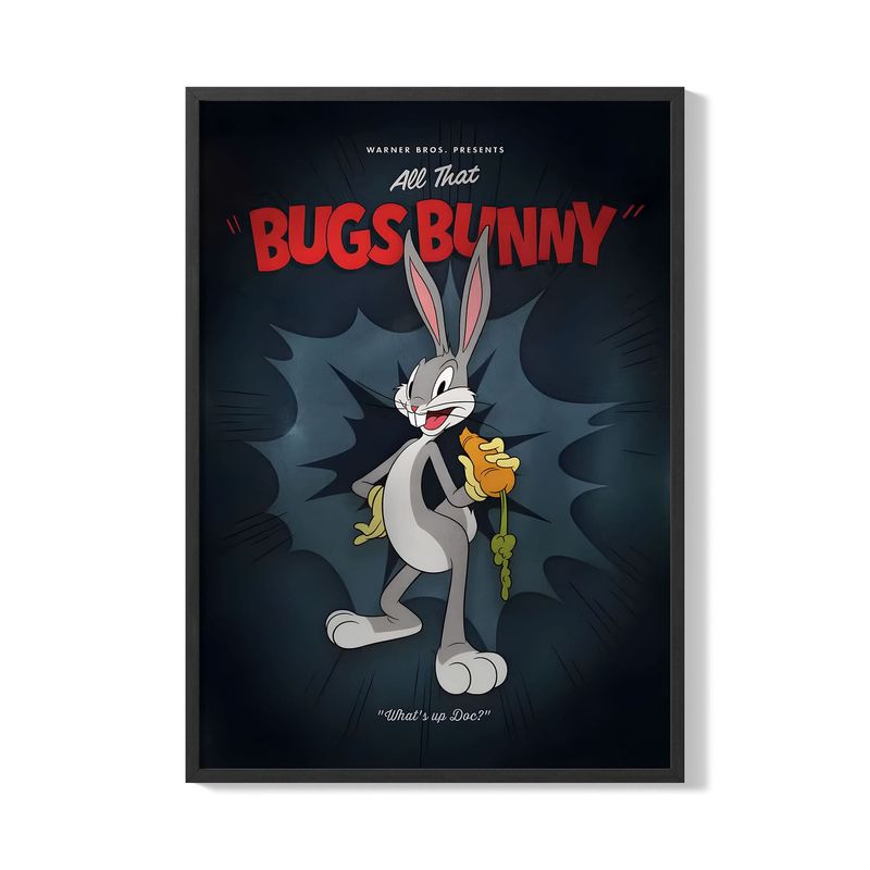 CREANGO - CUADRO POSTER BUGS BUNNY 33X43