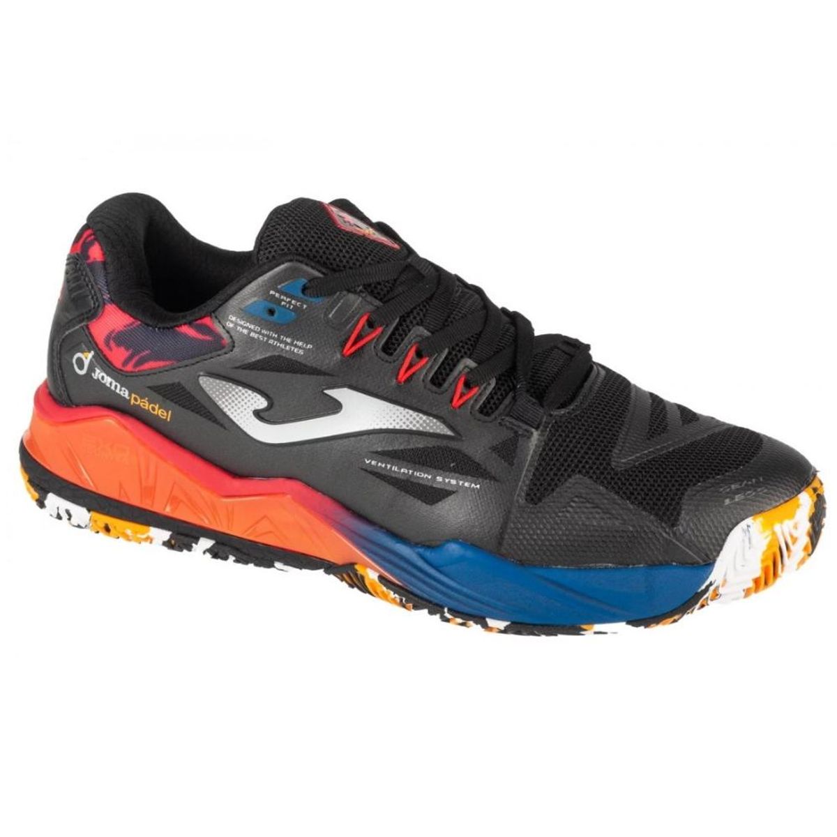 JOMA - Zapatilla Pádel Hombre Spin 24 Negro Joma