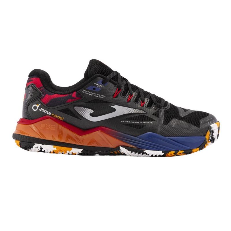 JOMA - Zapatilla Pádel Hombre Spin 24 Negro Joma