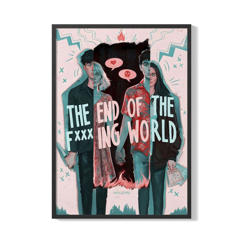 CREANGO - CUADRO POSTER THE END OF THE FUNIN WORLD 33X43