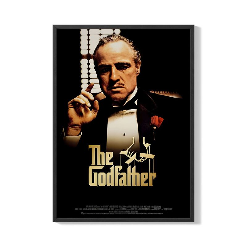 CREANGO - CUADRO POSTER EL PADRINO 33X43