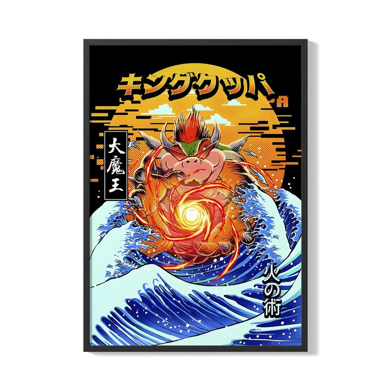 CREANGO - CUADRO POSTER BOWSER MARIO BROS 33X43