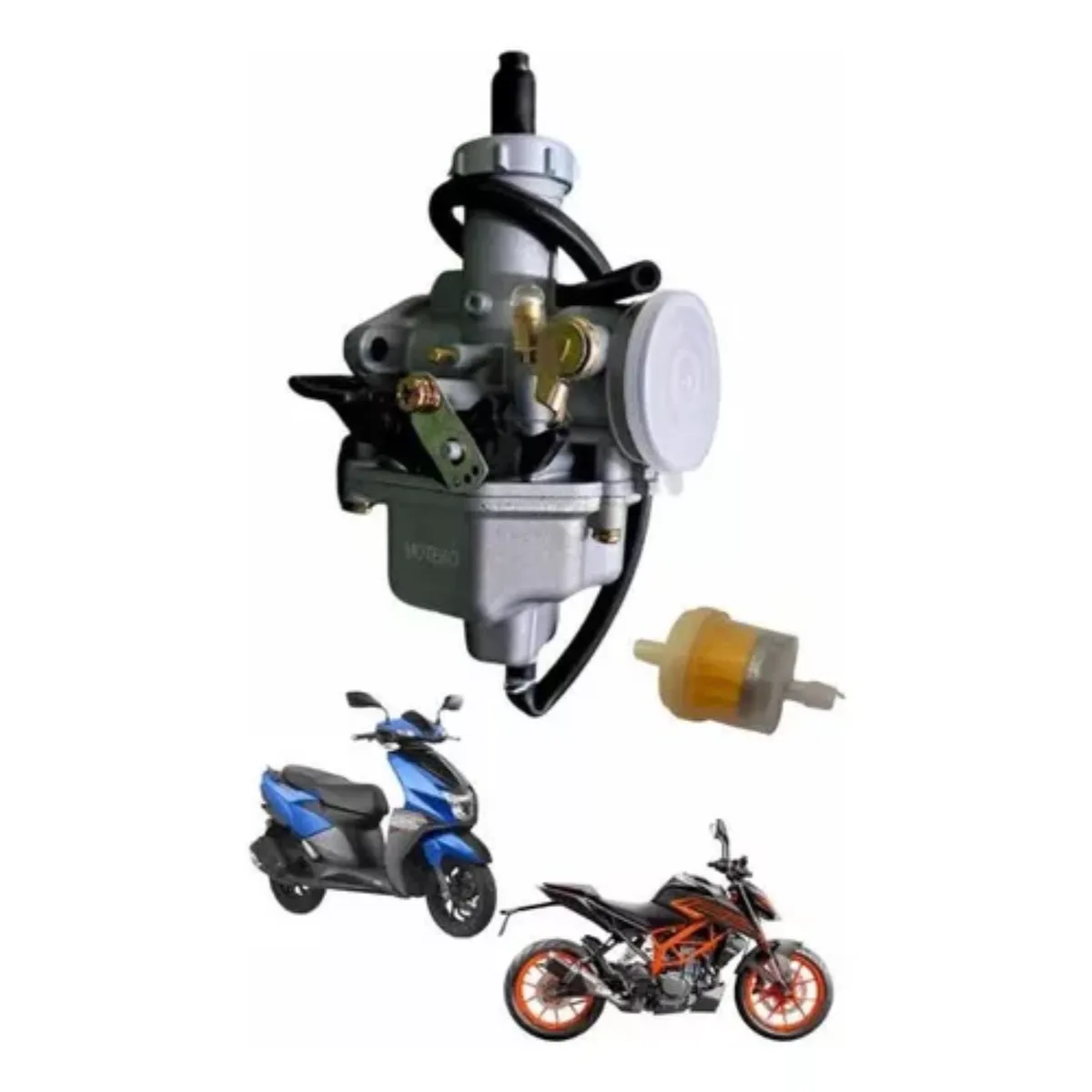 GENERICO - Carburador Moto Pz27 Tipo Cg 125-150cc +filtro
