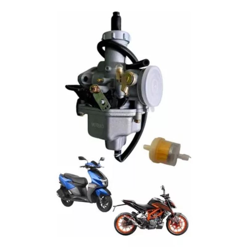 GENERICO - Carburador Moto Pz27 Tipo Cg 125-150cc +filtro