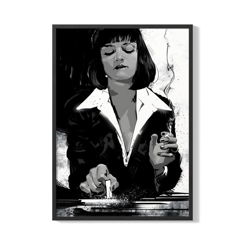 CREANGO - CUADRO POSTER PULP FICTION 33X43 DISEÑO 4