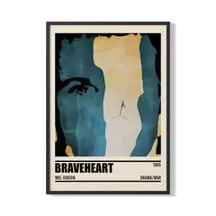 CREANGO - CUADRO POSTER CORAZON VALIENTE MEL GIBSON 33X43