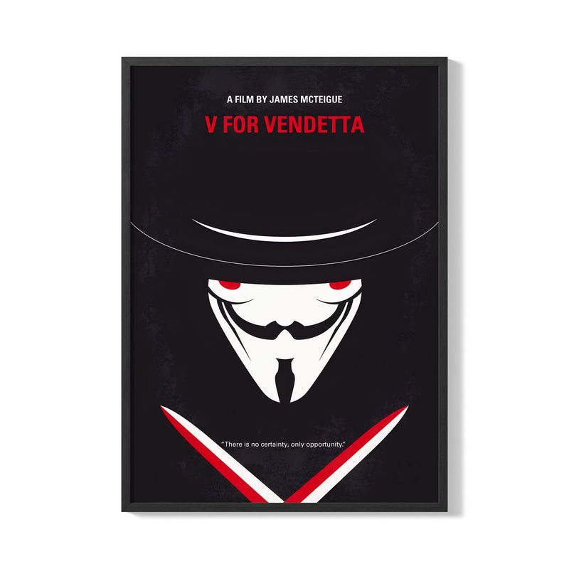 CREANGO - CUADRO POSTER V DE VENGANZA 33X43
