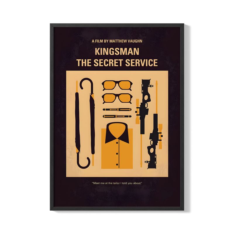 CREANGO - CUADRO POSTER KINGSMEN 33X43 DISEÑO 2