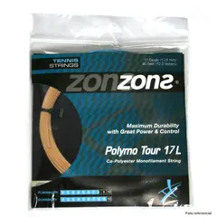 ZONS - Set Cuerda Tenis Polymo Tour 1.23 / 17 Oro