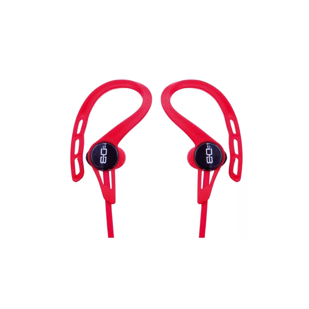 DBLUE - Audífonos Deportivos Bluetooth Cable Plano Color Rojo - SC