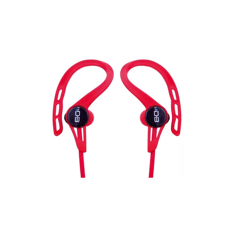DBLUE - Audífonos Deportivos Bluetooth Cable Plano Color Rojo - SC