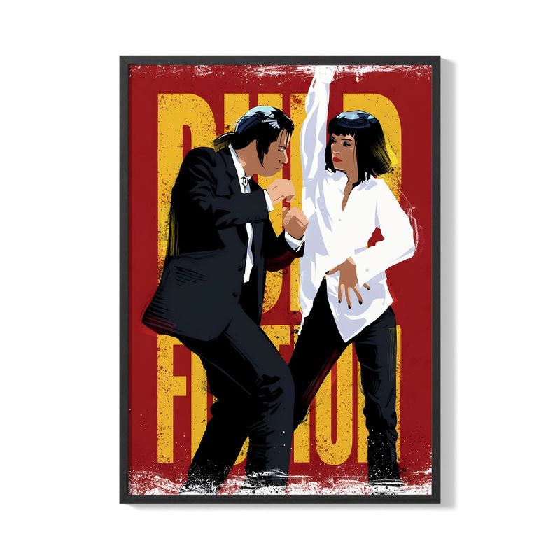 CREANGO - CUADRO POSTER PULP FICTION 33X43 DISEÑO 5