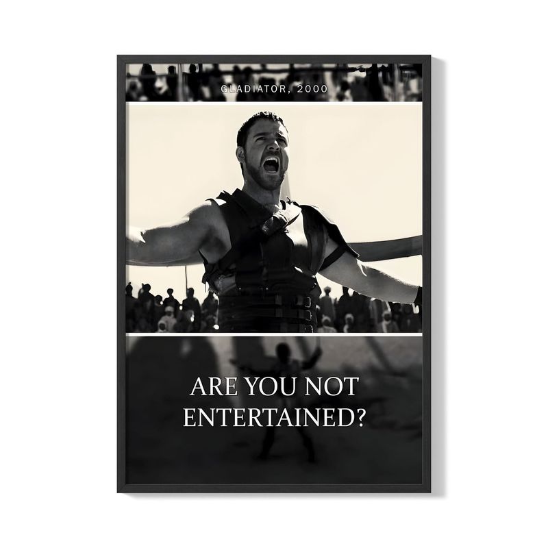 CREANGO - CUADRO POSTER GLADIADOR 33X43