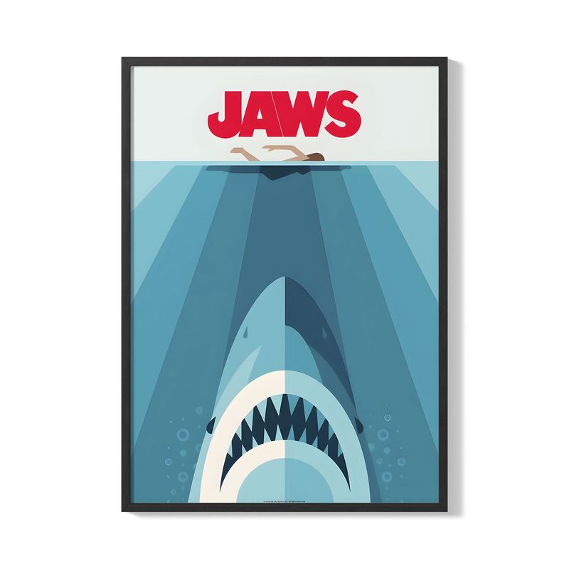 CREANGO - CUADRO POSTER JAWS TIBURON 33X43