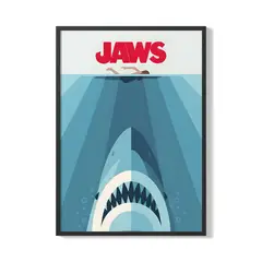 CREANGO - CUADRO POSTER JAWS TIBURON 33X43