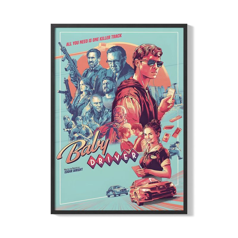 CREANGO - CUADRO POSTER BABY DRIVER 33X43