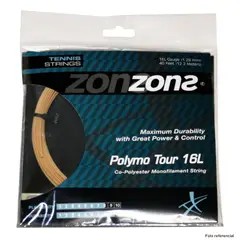 ZONS - Set Cuerda Tenis Polymo Tour 1.28 / 16L Oro